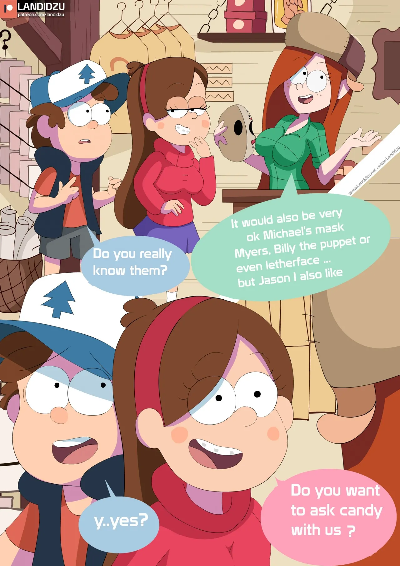 Trick or Treat + Extra  - Landidzu page 8 full