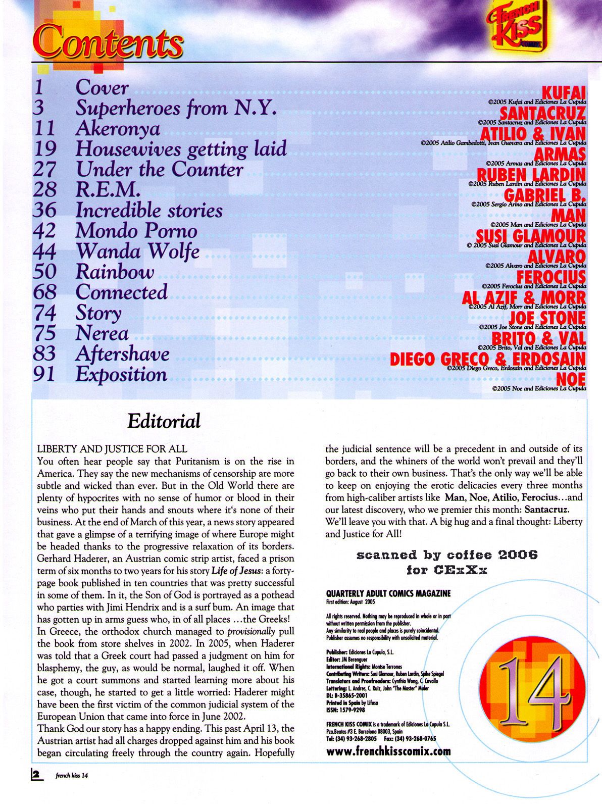 French Kiss #14 page 2 full