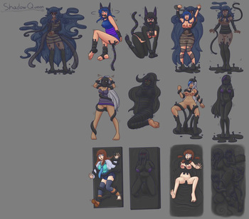 [Ankhrono] Mira Co Rescue -  Shadow Queen Game Over & Battle Sprites cover