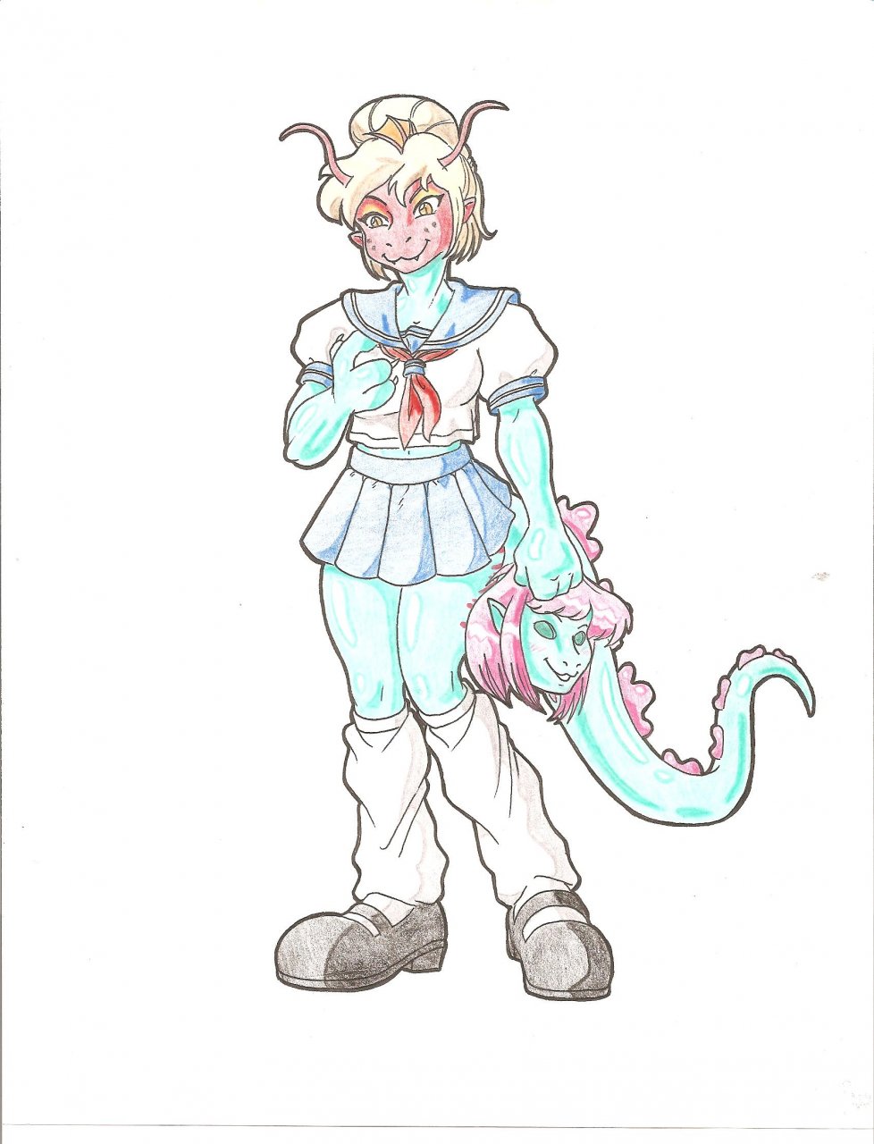 Kaiju Girl neveauxor commissions page 12 full