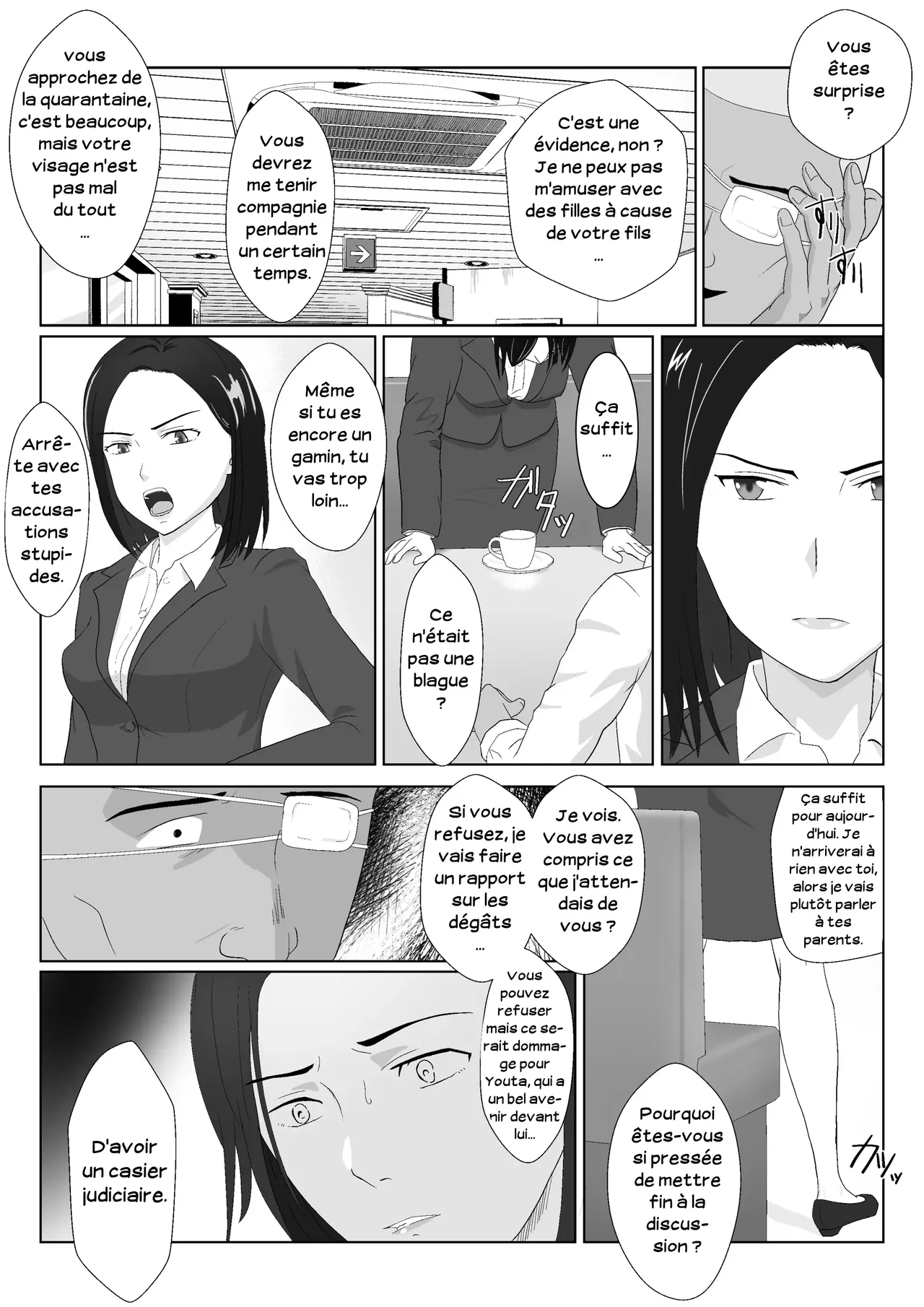 BariCare Kaa-san ga DQN ni Netorareta Vol.1 | Ma mère, carrièriste, a été victime d'un délinquant 01 page 10 full