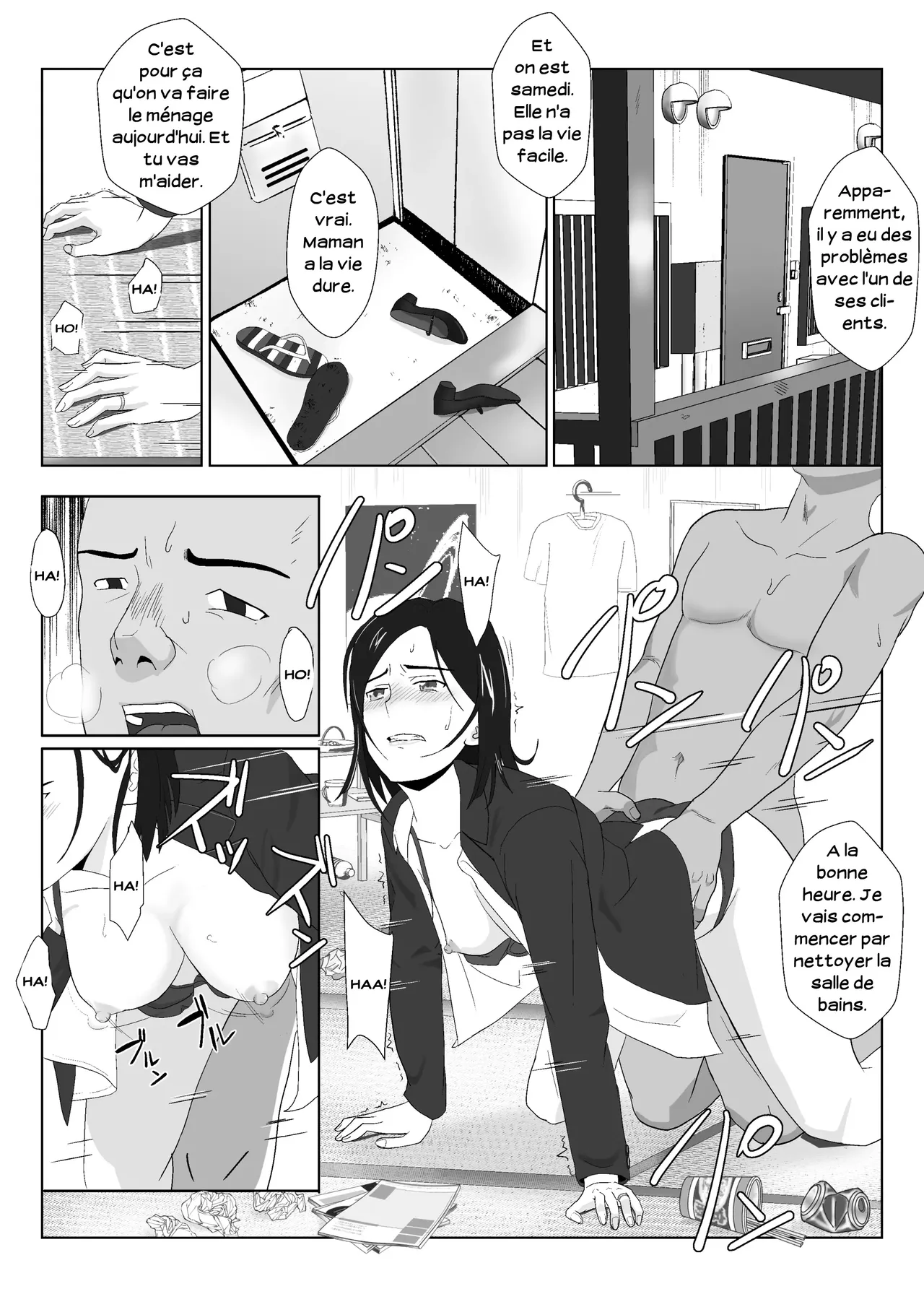 BariCare Kaa-san ga DQN ni Netorareta Vol.1 | Ma mère, carrièriste, a été victime d'un délinquant 01 page 12 full