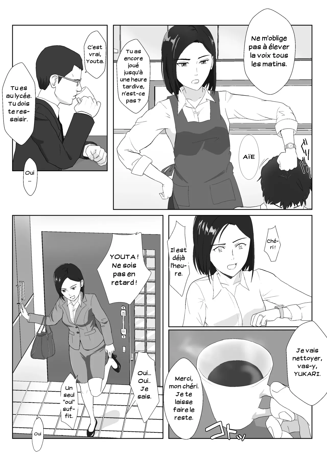 BariCare Kaa-san ga DQN ni Netorareta Vol.1 | Ma mère, carrièriste, a été victime d'un délinquant 01 page 3 full
