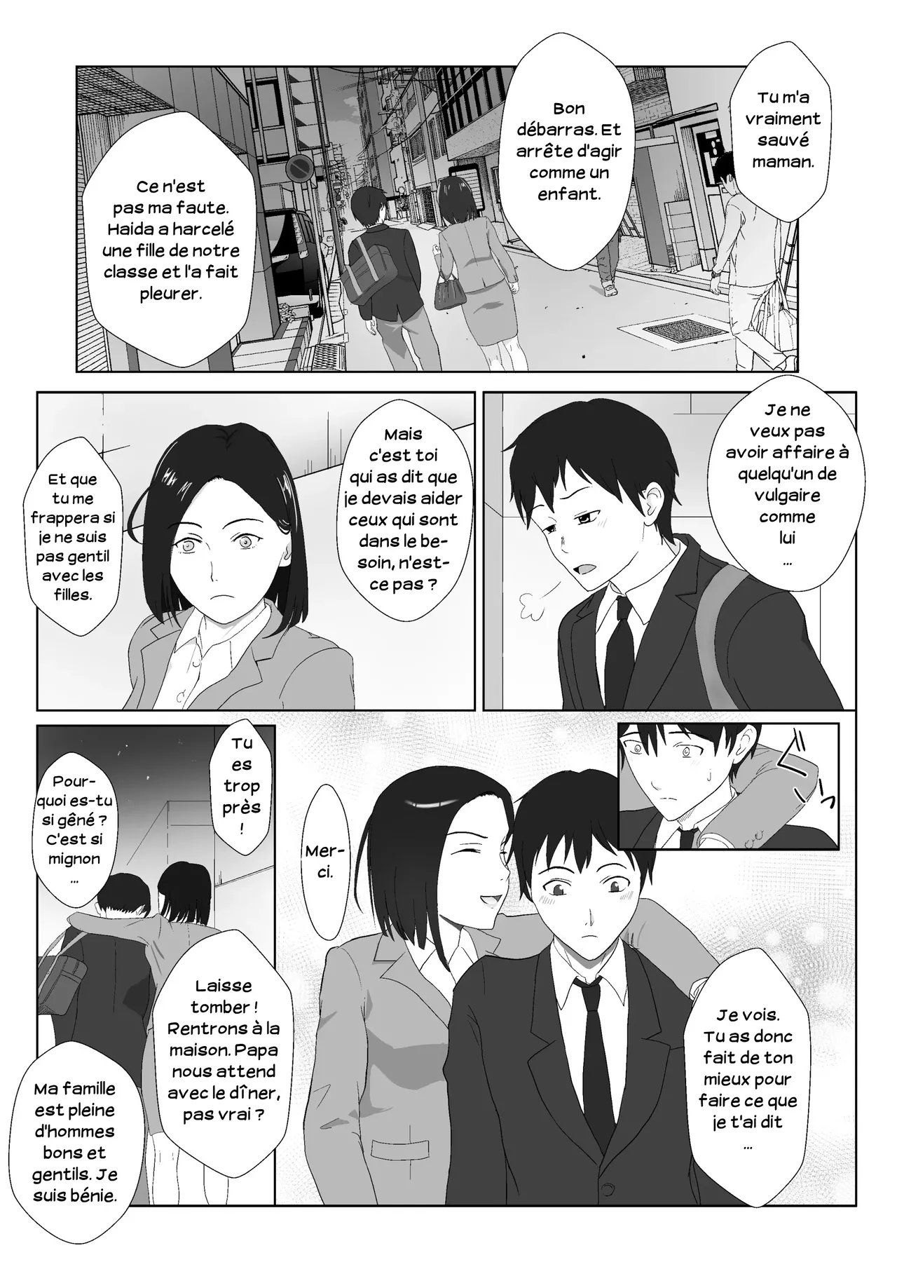 BariCare Kaa-san ga DQN ni Netorareta Vol.1 | Ma mère, carrièriste, a été victime d'un délinquant 01 page 7 full