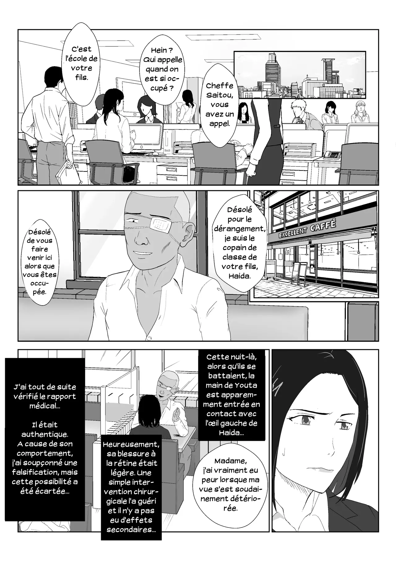 BariCare Kaa-san ga DQN ni Netorareta Vol.1 | Ma mère, carrièriste, a été victime d'un délinquant 01 page 8 full