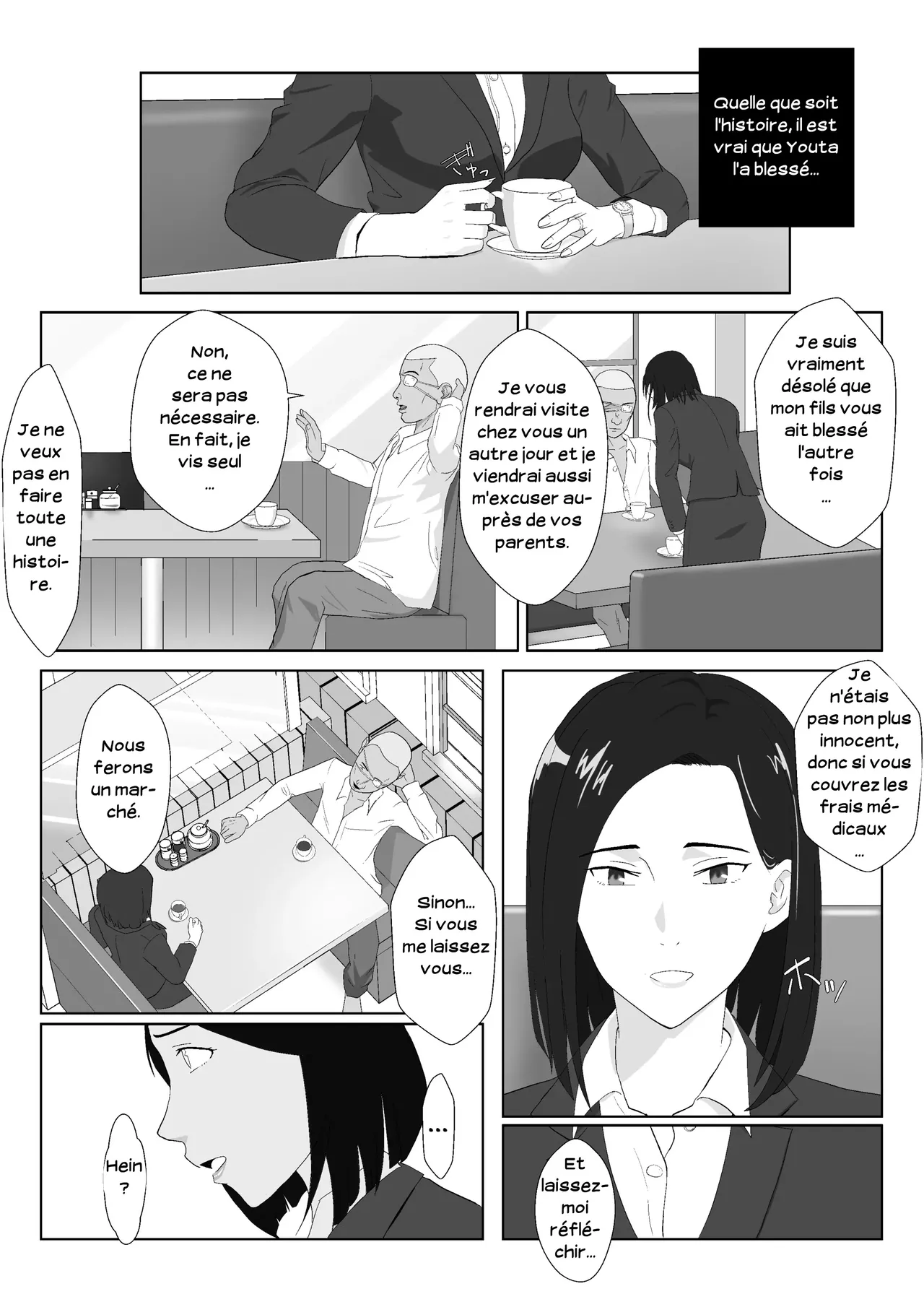 BariCare Kaa-san ga DQN ni Netorareta Vol.1 | Ma mère, carrièriste, a été victime d'un délinquant 01 page 9 full
