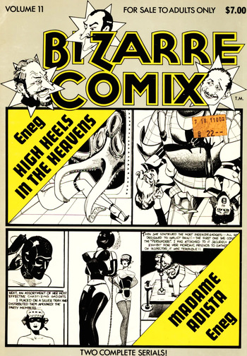 Eneg [= Gene Bilbrew] - High Heels in the Heavens [Bizarre Comix 11.1, EN] cover