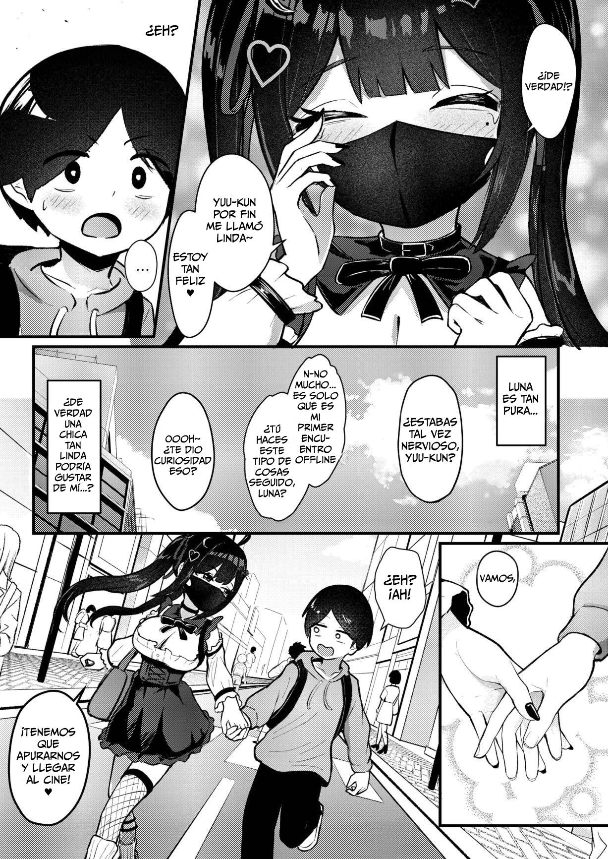 Hinekure Doutei ga Off-kai Ittara Succubus ni Ochinchin Propose Shichatta Hanashi｜La Historia de un Virgen Resentido que Fue a una Reunión Offline con una Súcubo page 12 full