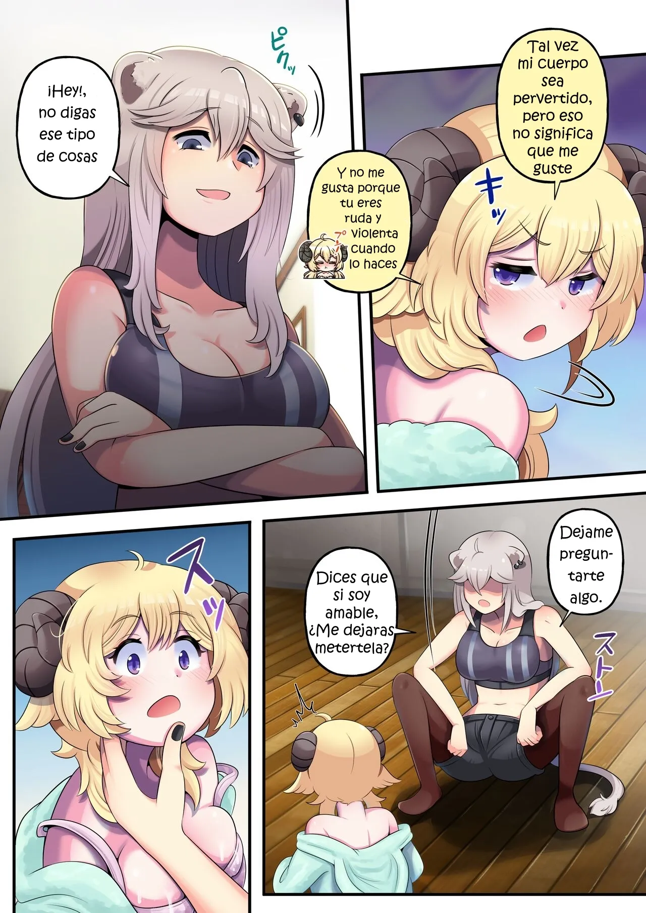 Futashishi x Wata ♥Lion no Aijou Hyougen Hen♥ | Futashishi x Wata ♥La Expresión de Amor de Lalion♥ page 7 full