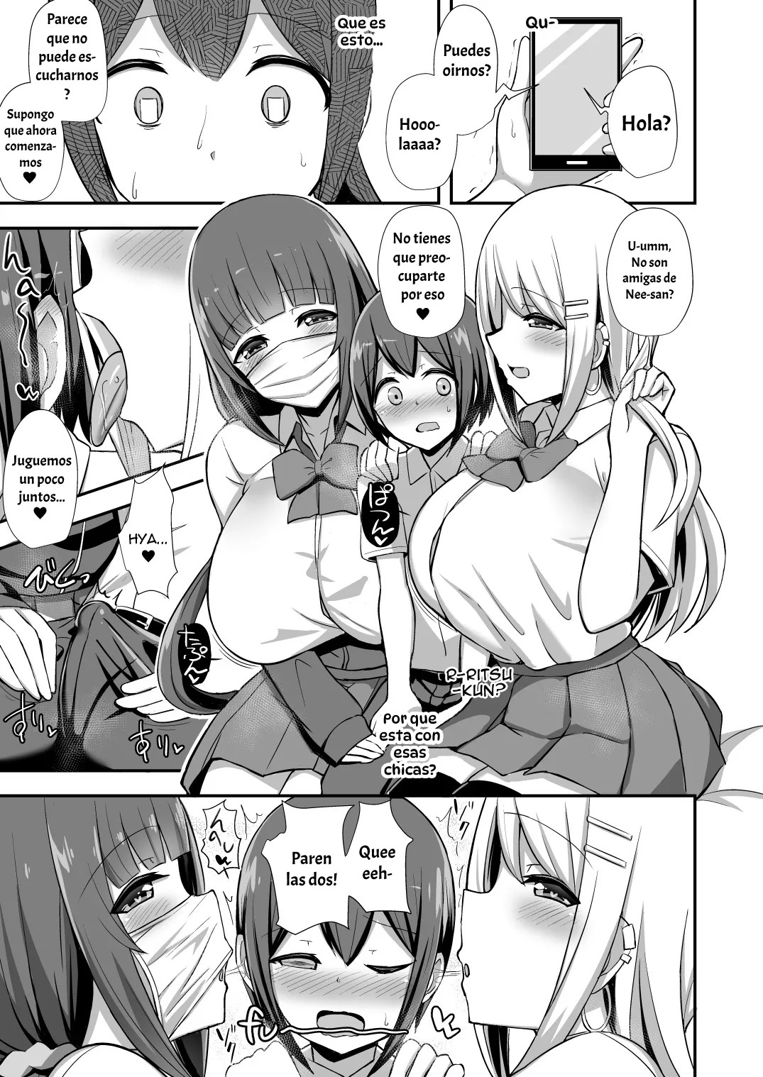 Fuuki no Haiboku -Dosukebe JK Gal Combi no Otouto Netori-｜Moralidad Colapsada -Mi Hermanito Fue Robado por un Vulgar Dúo de Gyarus- page 8 full