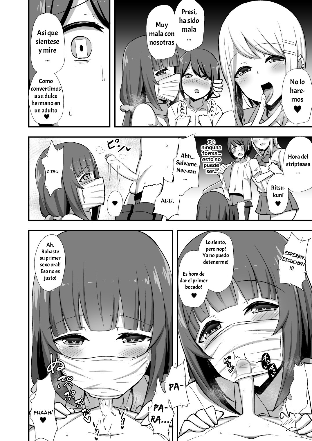 Fuuki no Haiboku -Dosukebe JK Gal Combi no Otouto Netori-｜Moralidad Colapsada -Mi Hermanito Fue Robado por un Vulgar Dúo de Gyarus- page 9 full
