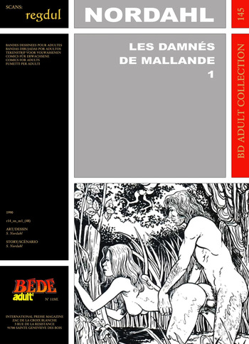 [Bédé Adult 145] S. Nordahl - Les damnés de Mallande #1 cover