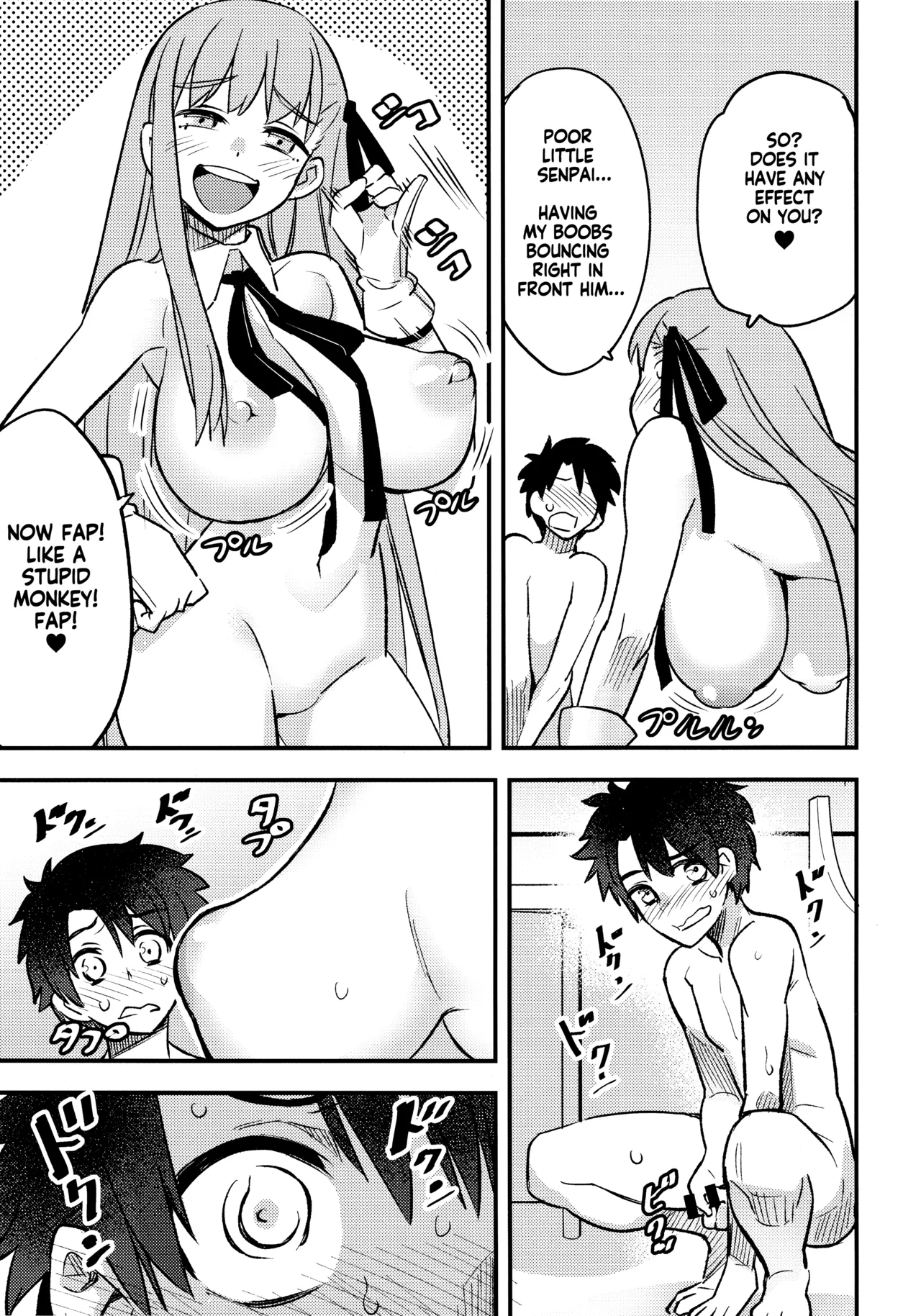 BB-chan ni Waraware Baka ni Sarenagara Shiko Shiko no Otetsudai o Sarete Saru Mitai ni Koshi Heko Heko shite Buzama Mudashasei Saserarechau Hon | The book where BB-Chan gave me humiliating fapping assistance and forced me to cum in the most pathetic way possible page 10 full