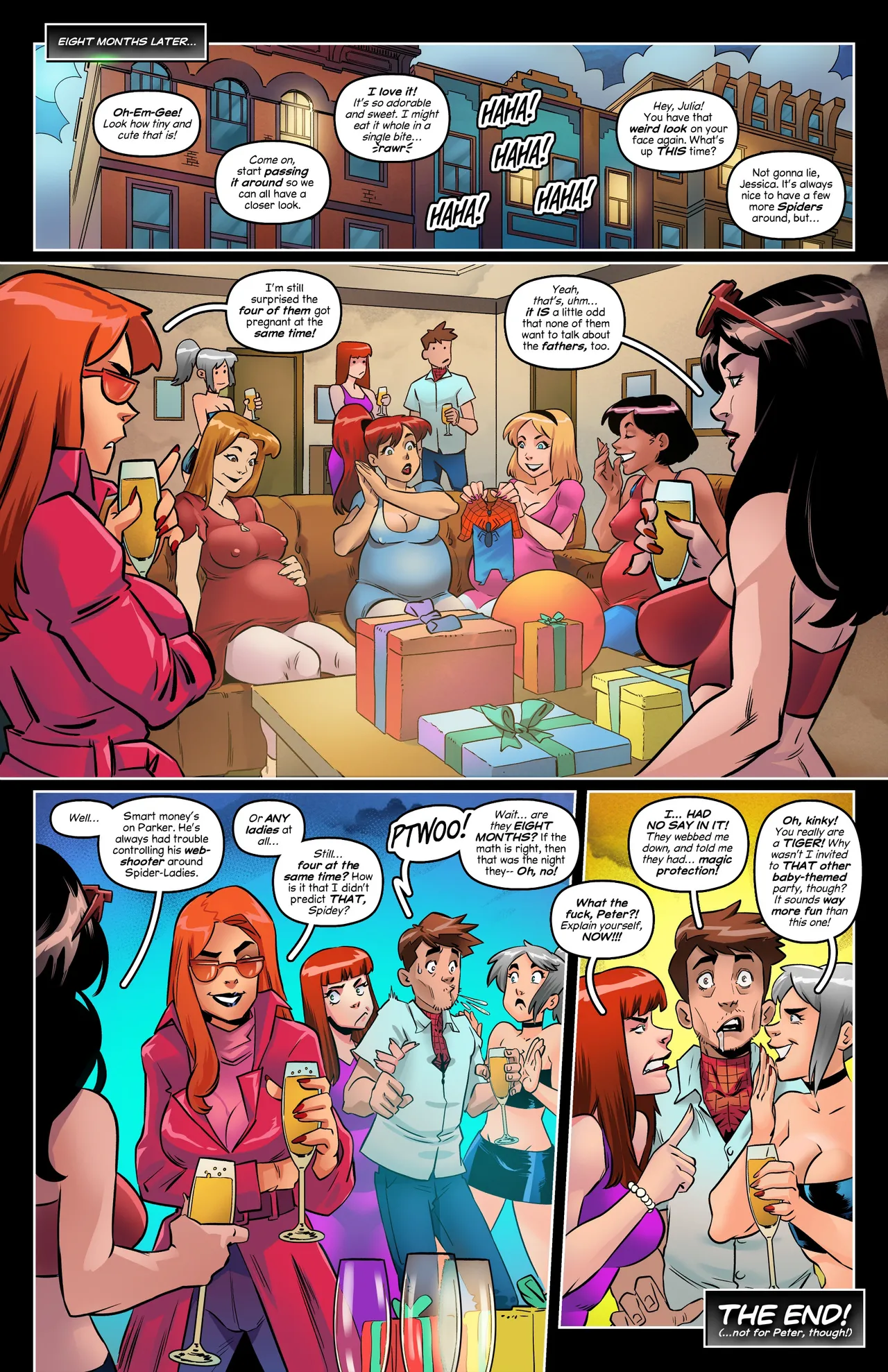 Sluttish Spider Bitches’ Night Out page 11 full