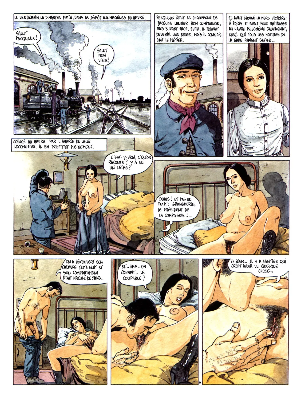 Hugdebert  & Émile Zola - La Bête humaine page 12 full