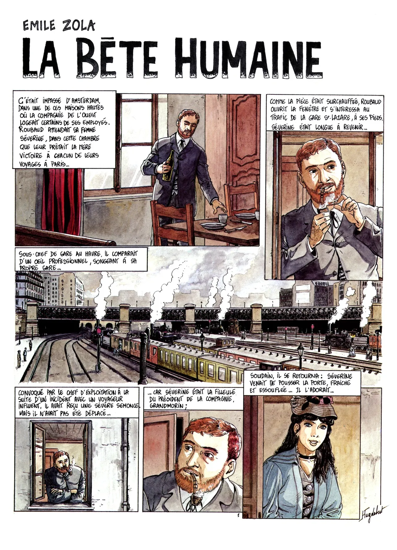 Hugdebert  & Émile Zola - La Bête humaine page 2 full