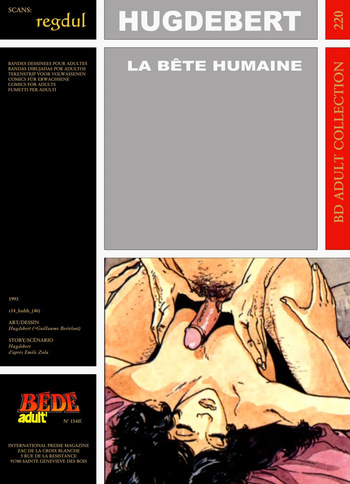 [Bédé Adult 220] Hugdebert [= Guillaume Berteloot] & Émile Zola - La Bête humaine cover