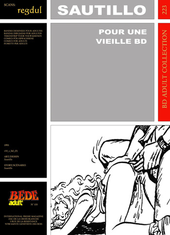 [Bédé Adult 223] Sautillo - Pour une vieille BD cover