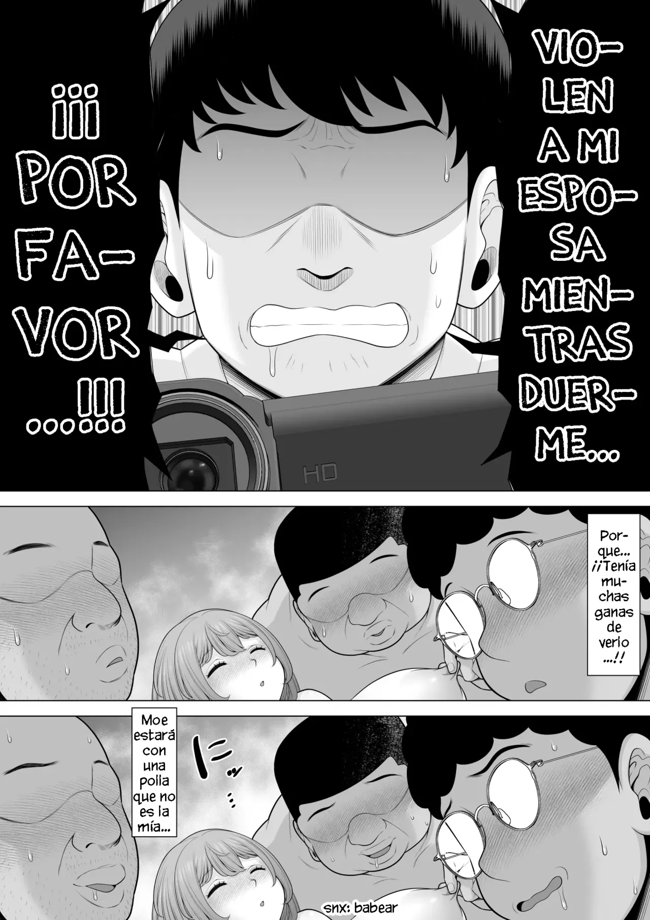 Boku no Tsuma o Suiminkan Rape shite Kudasai!!｜¡¡Por Favor, Viola a mi Esposa Mientras Duerme!! page 12 full