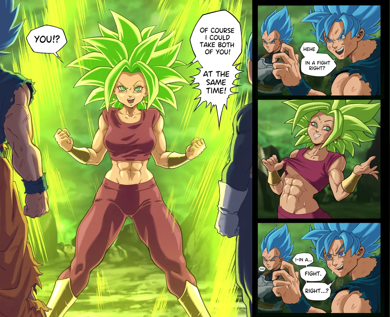 Kefla VS Goku & Vegeta page 1 full