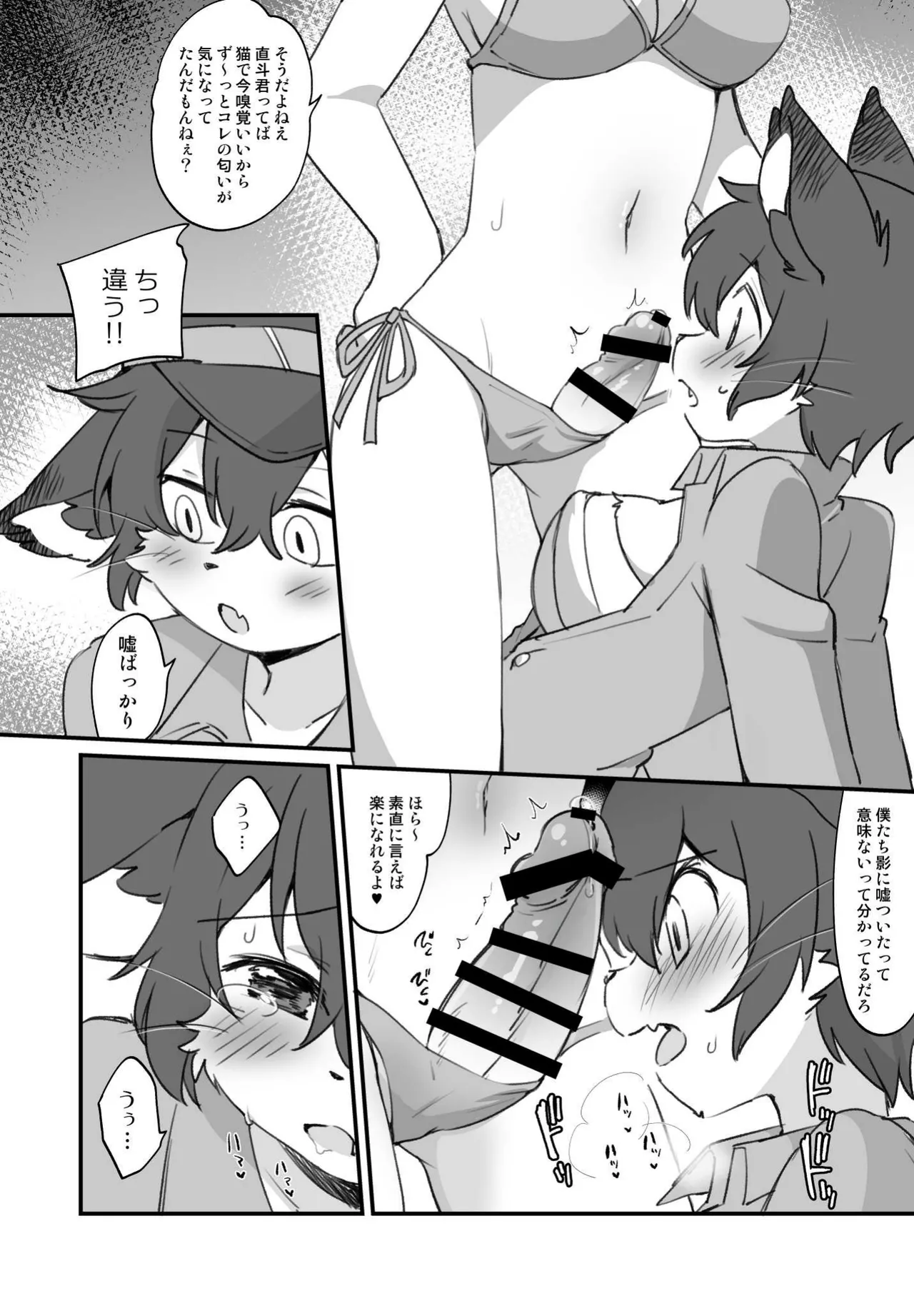 Nyāo-kun to Nyan×2 Panikku page 12 full