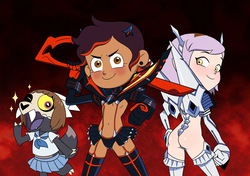 Amity & Luz in Kill La Kill cosplay!