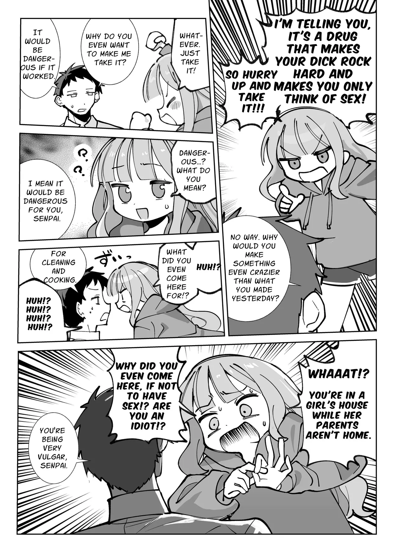 Nama Onaho Senpai ~Yaritagari no Senpai ga Kouhai-kun o Aottara Bakobako ni Okasarete Mechakucha Shasei Sareru Hanashi~ | Raw Onahole ~A story of a horny woman who incites you into fucking her like crazy~ page 8 full