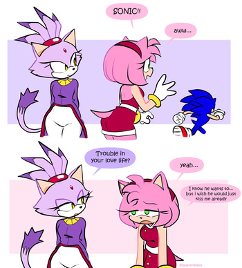 [QuaverDraws (QuaverNSFW)] Amy x Blaze cover