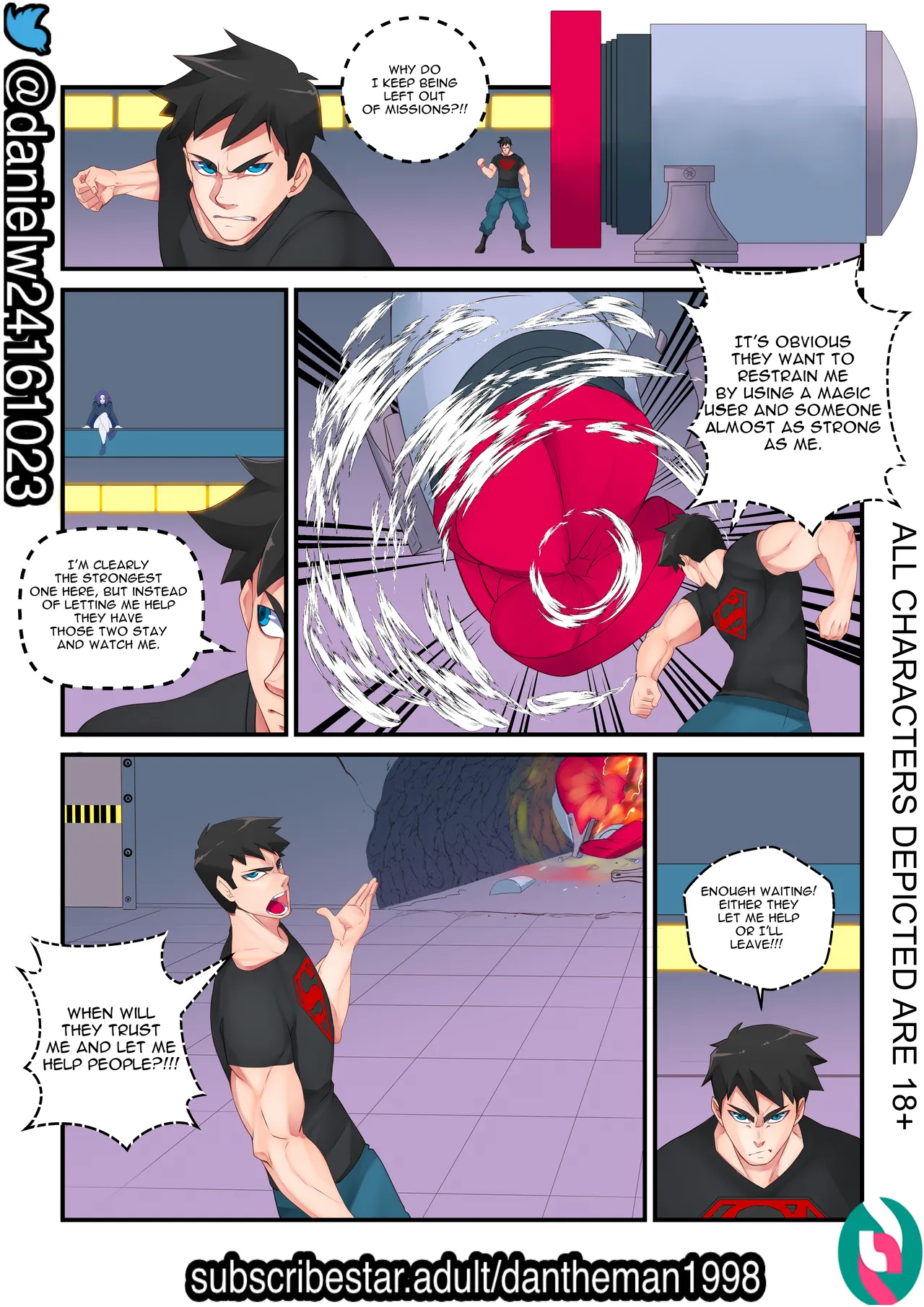 Super Sensual Sparring  by DanTheMan page 2 full