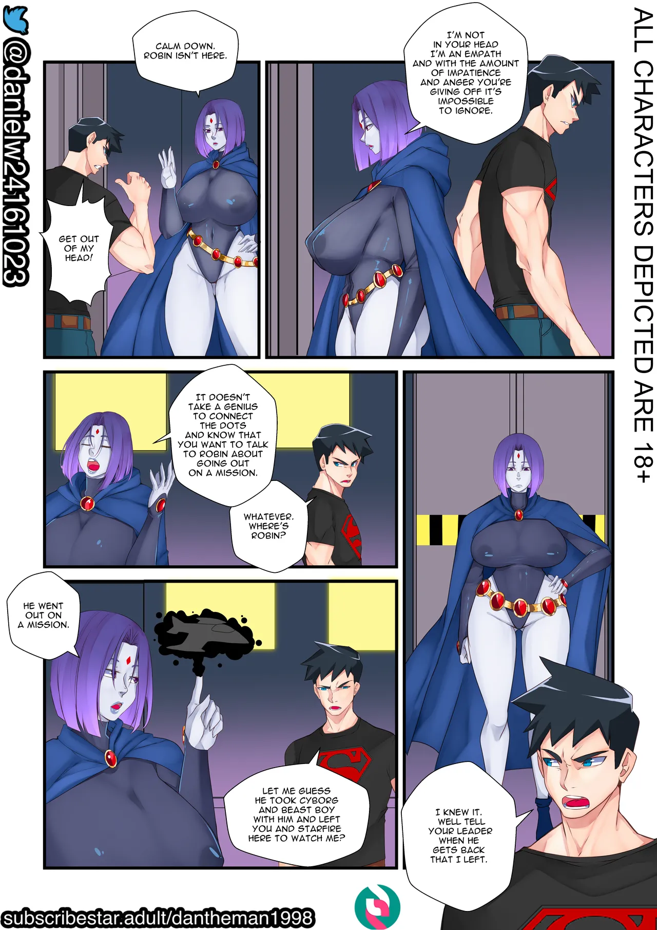 Super Sensual Sparring  by DanTheMan page 3 full