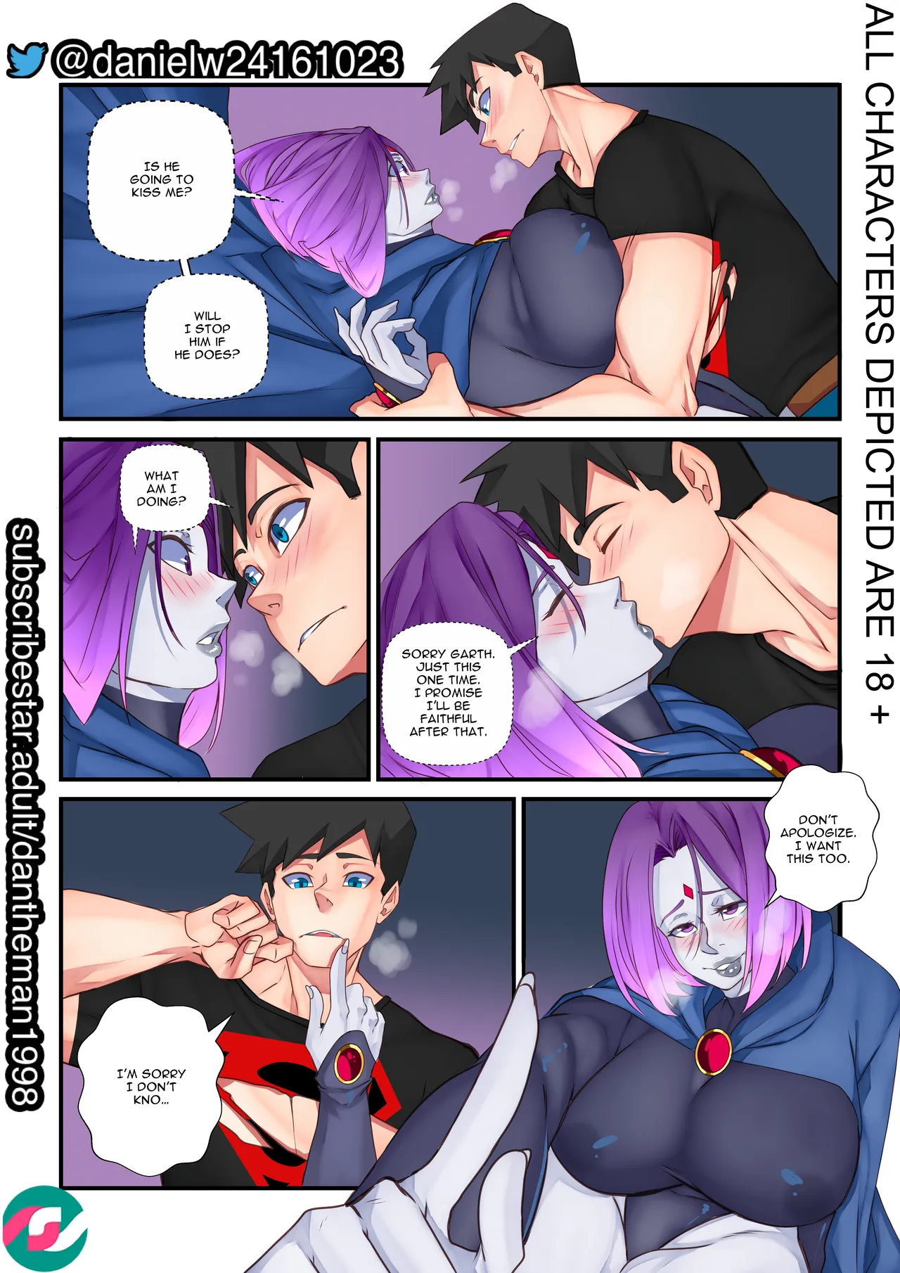 Super Sensual Sparring  by DanTheMan page 6 full