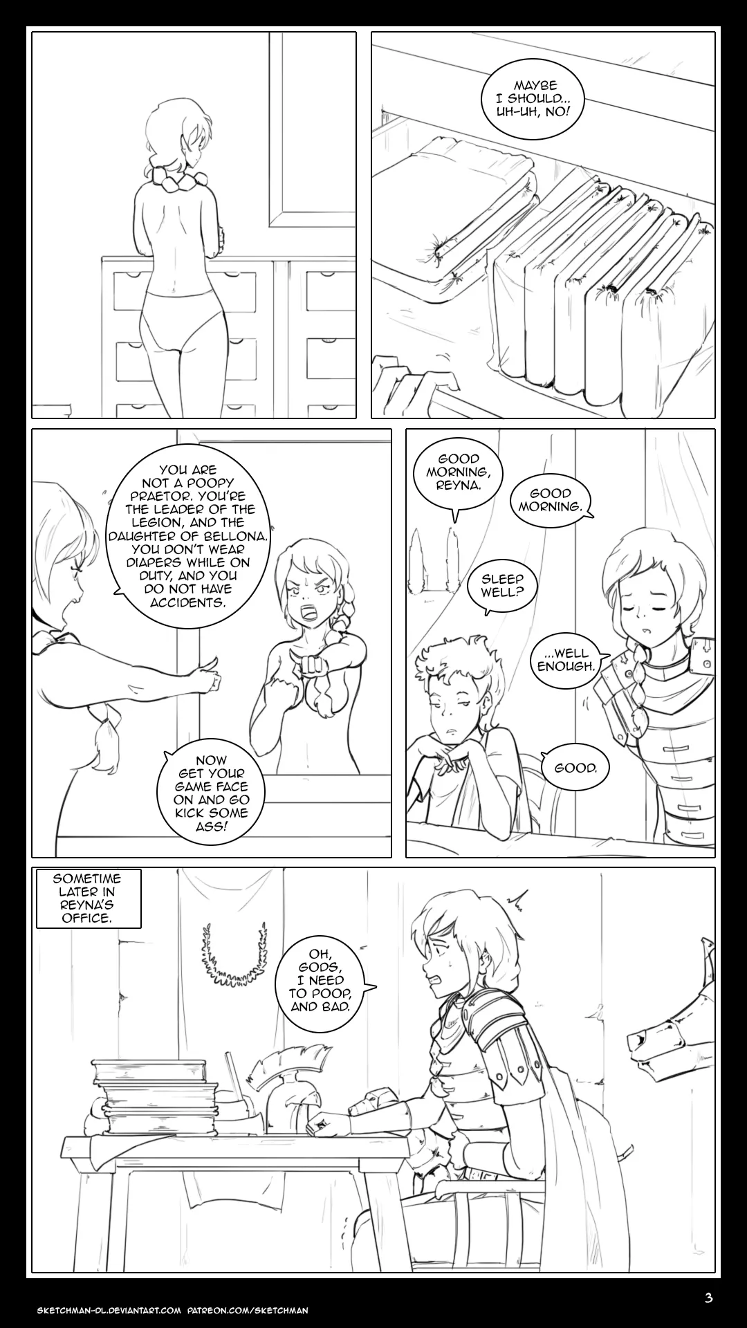 Commission: Messy Praetor page 4 full