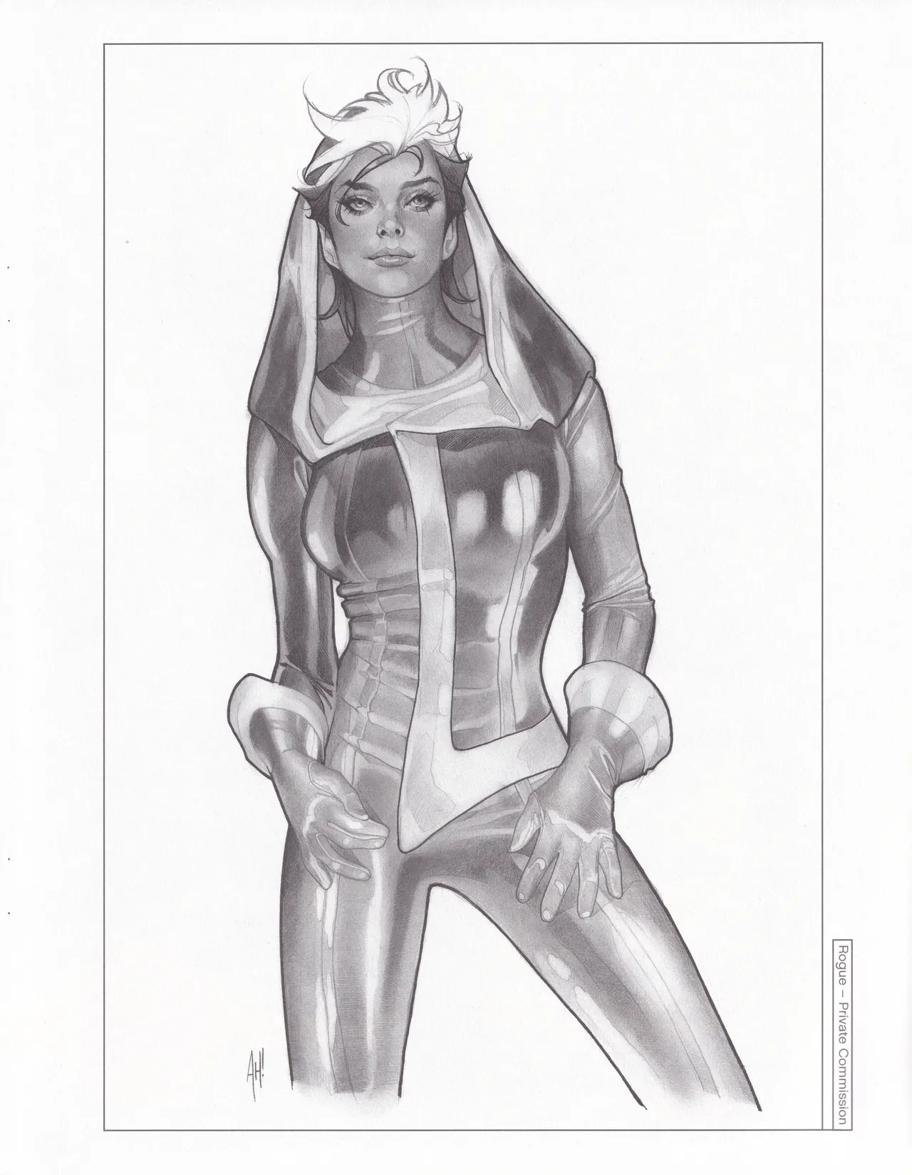 Adam Hughes 2007 Sketchbook page 7 full