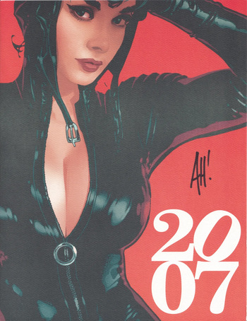 Adam Hughes 2007 Sketchbook cover