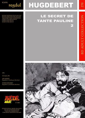 [Bédé Adult 270] Hugdebert [= Guillaume Berteloot] - Le Secret de tante Pauline #2 cover