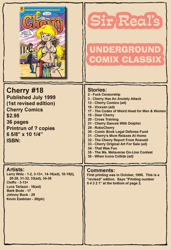 [Larry Wlez] Cherry #18 cover