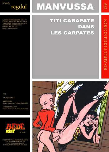 [Bédé Adult 239] Gérard Manvussa [= Alain Bouteville] - Titi carapate dans les Carpates cover