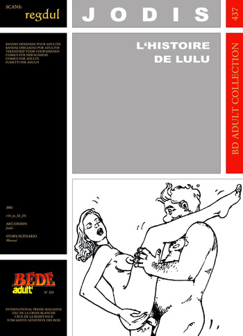 [Bédé Adult 437] Jodis - L'Histoire de Lulu cover