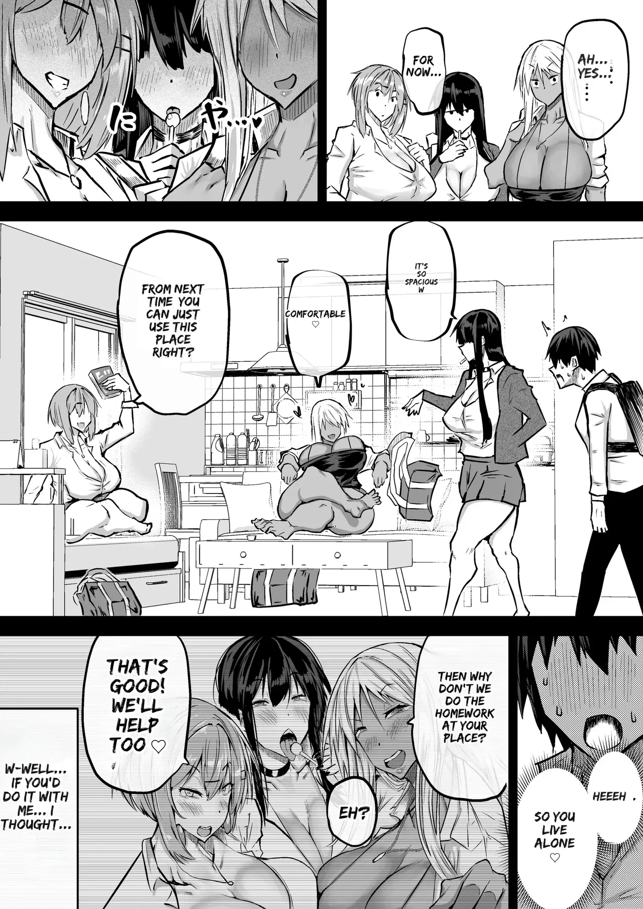 Chae - "A big-boobed gyaru who squeezes money out of you. page 5 full