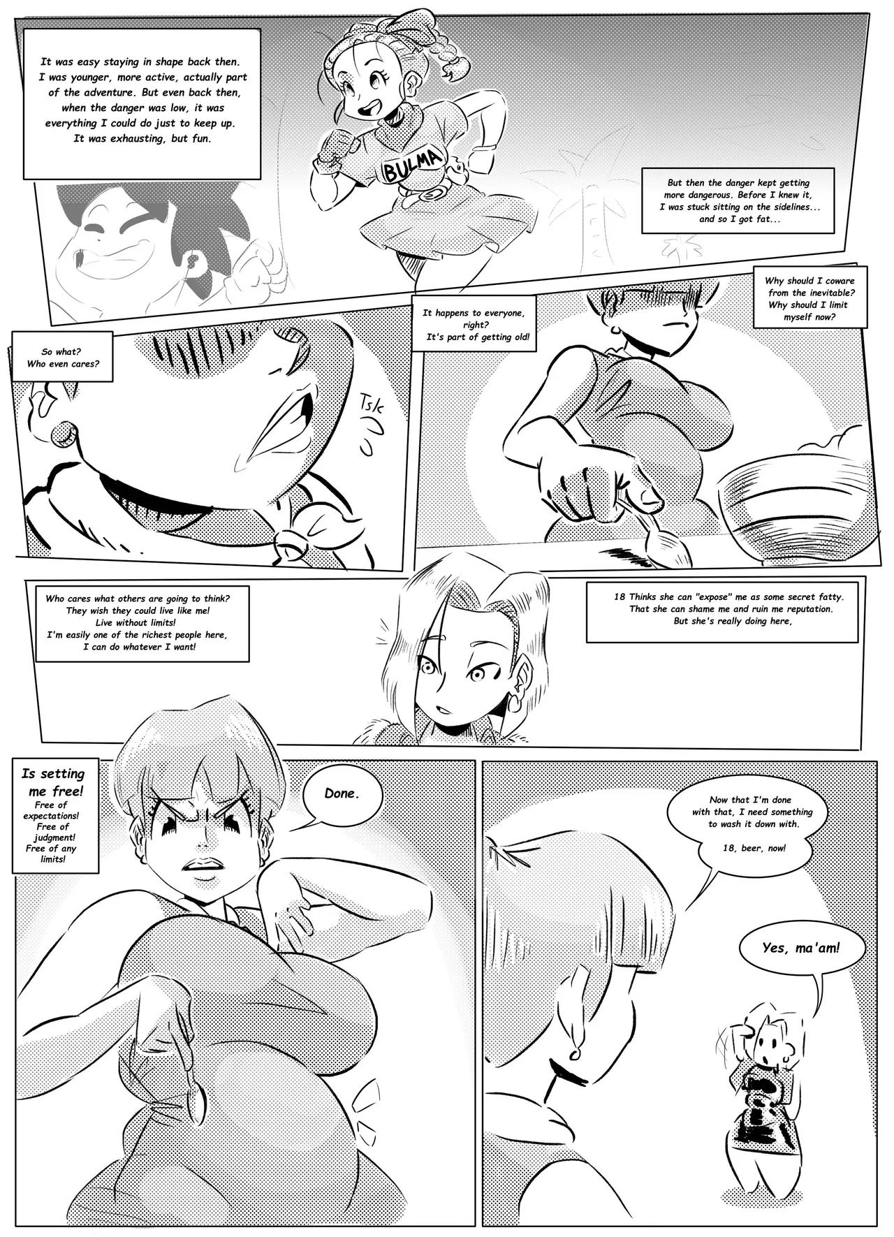Fat DBZ Comic page 8 full