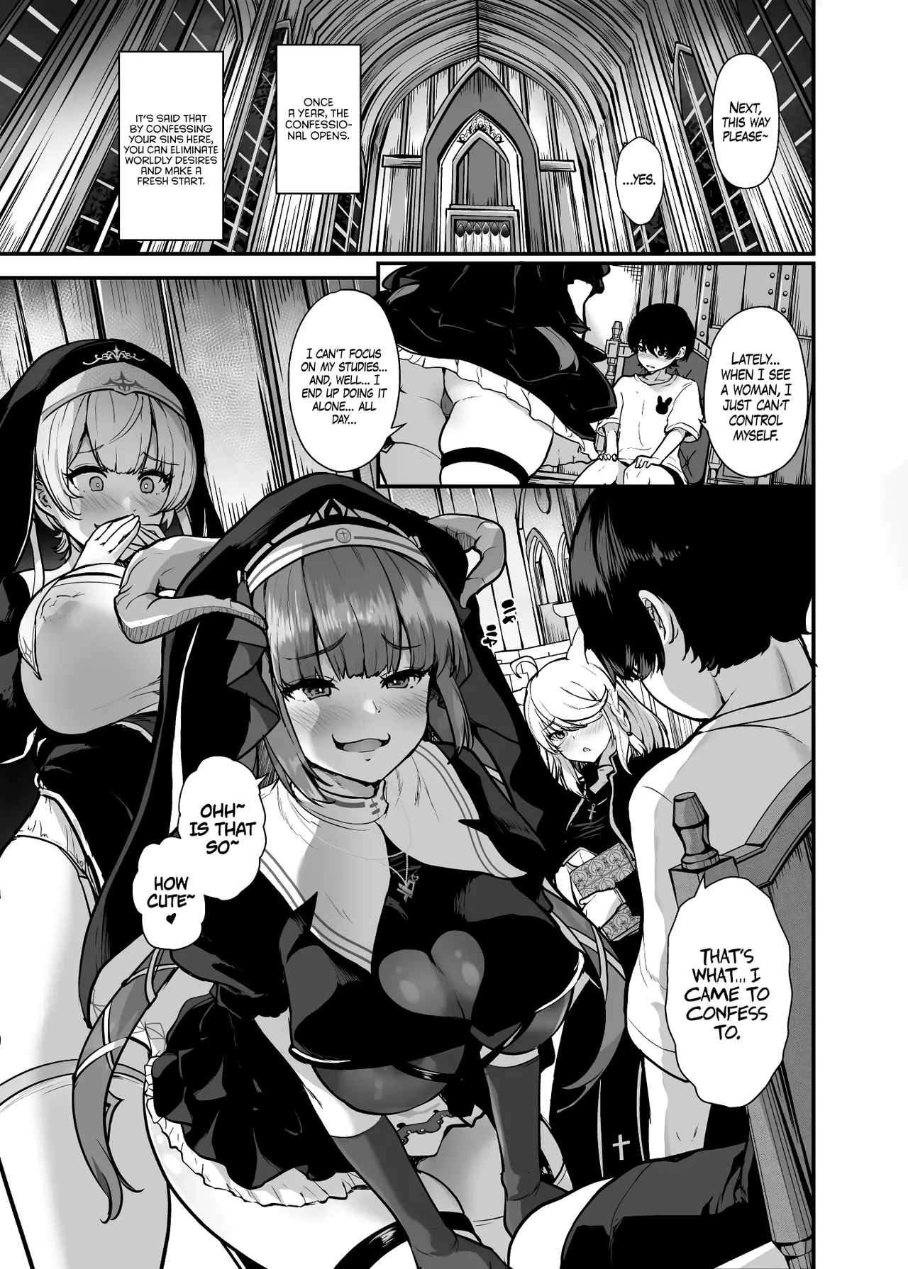 Himitsu no Zangeshitsu | The Secret Confessional page 3 full