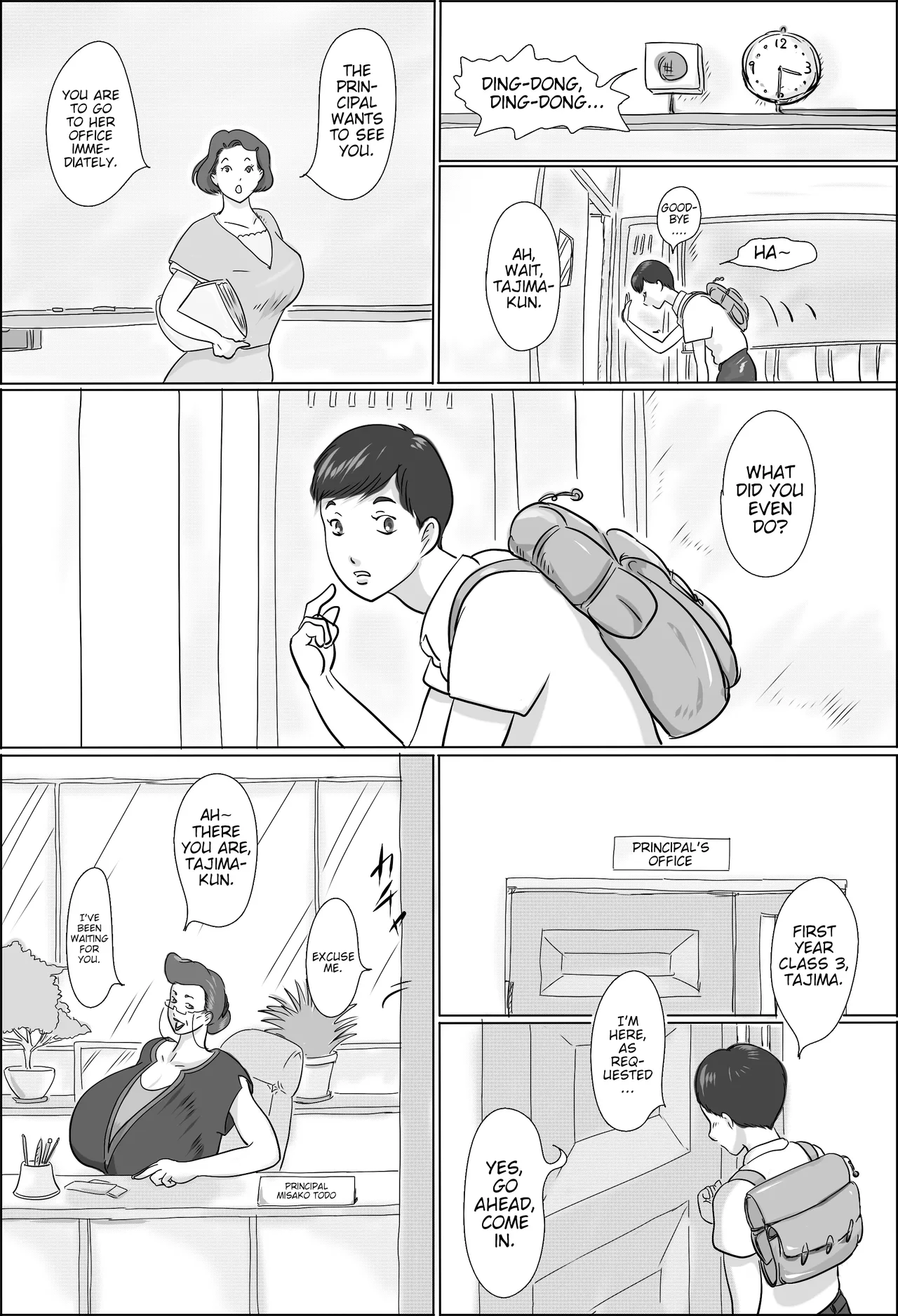The Principal Is Hunting For Students At School page 3 full