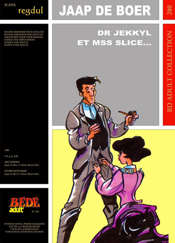 [Bédé Adult 280] Jaap de Boer [= Bruno Bouteville] - Dr Jekkyl et Mss Slice … cover