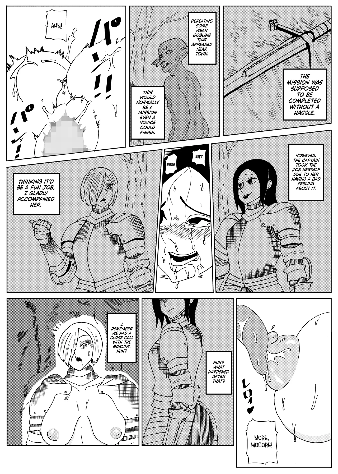 Goblin ni Saimin Rape Sareru Futari no Onna Kishi | Two Female Knights Get Raped By Goblins page 2 full
