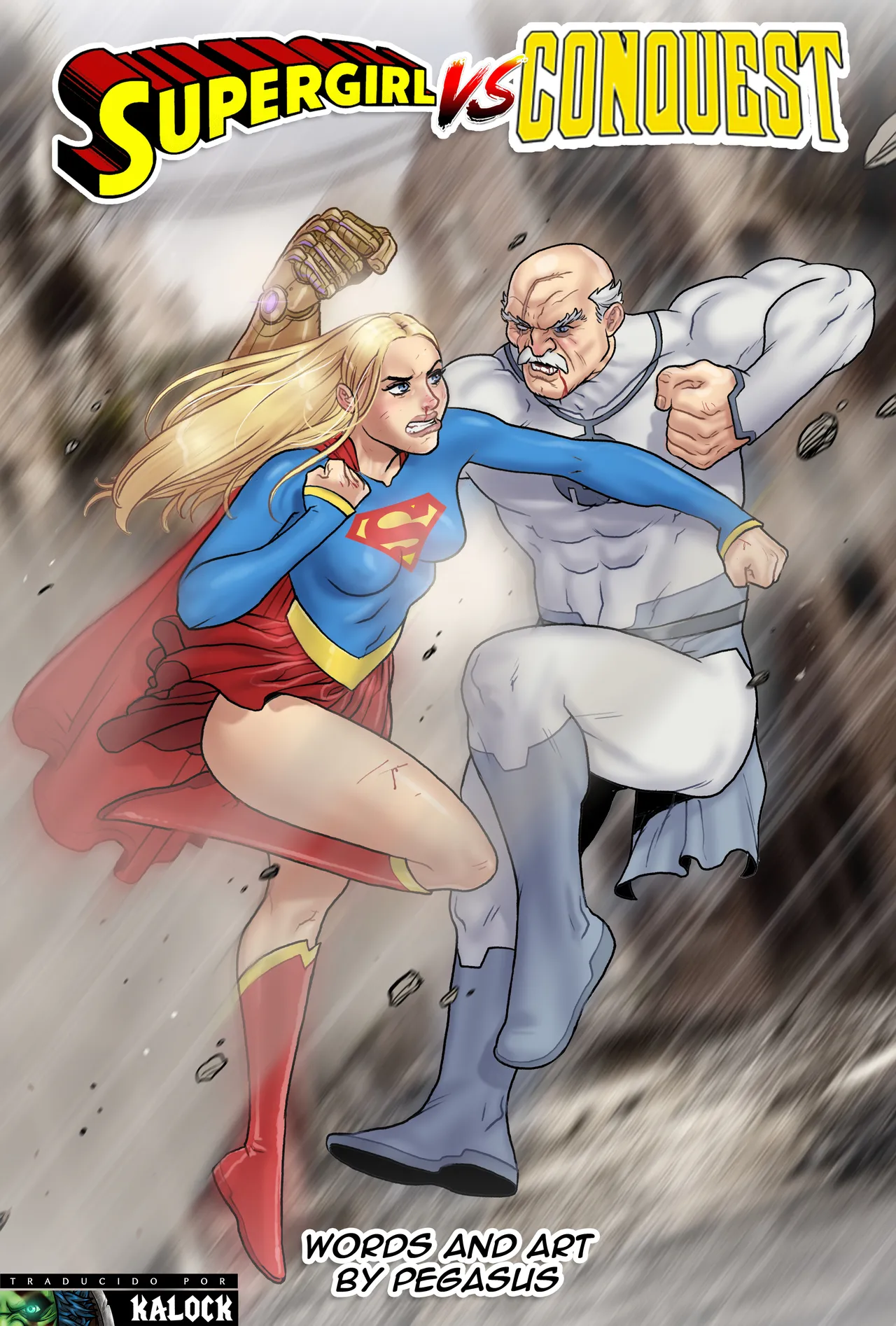 Supergirl vs Conquest page 1 full