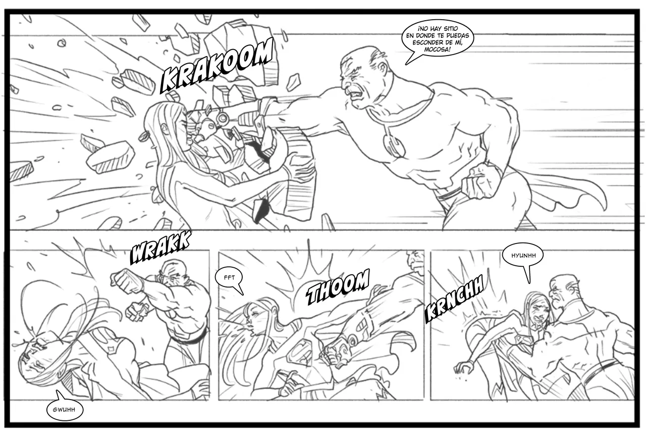 Supergirl vs Conquest page 11 full