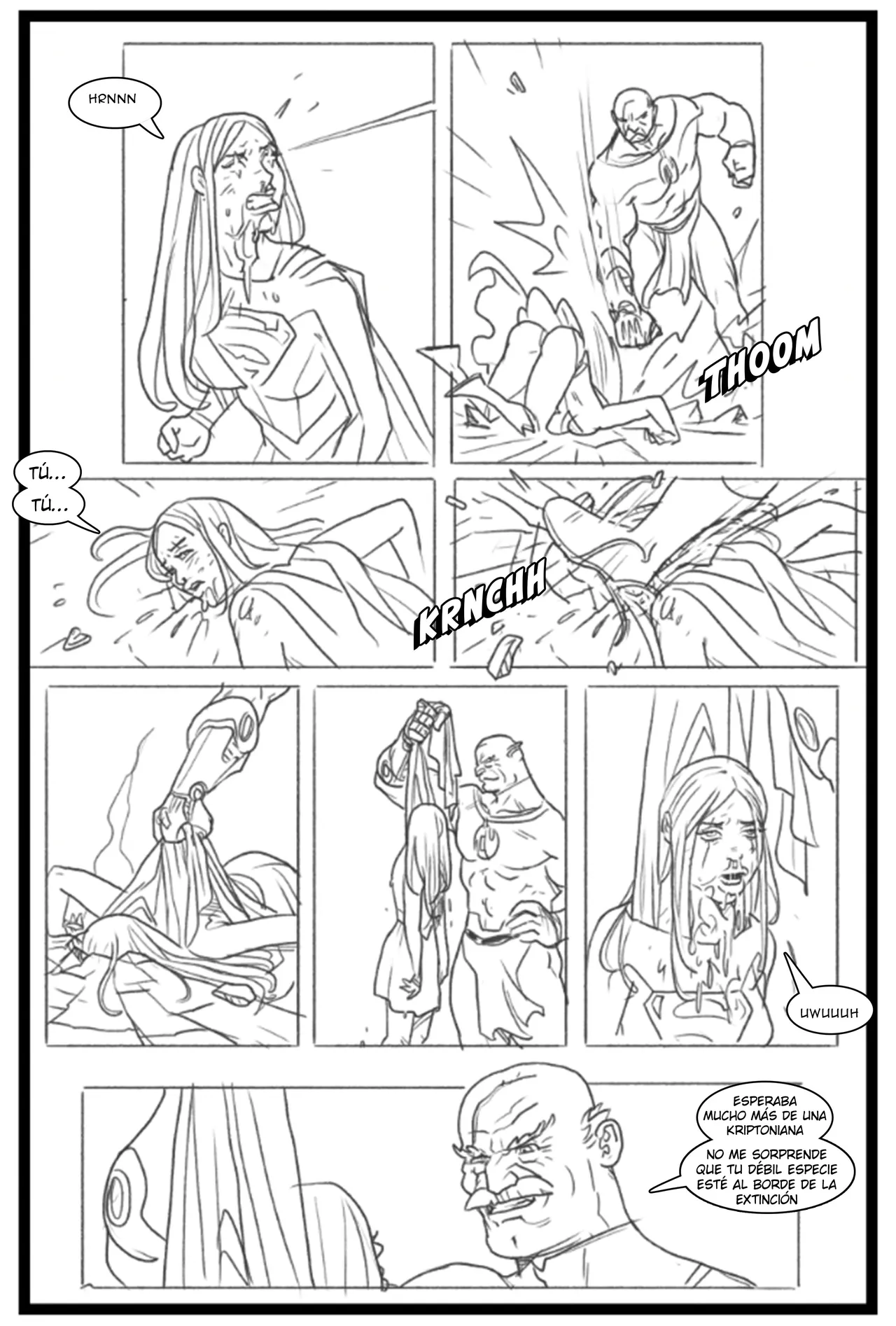Supergirl vs Conquest page 12 full