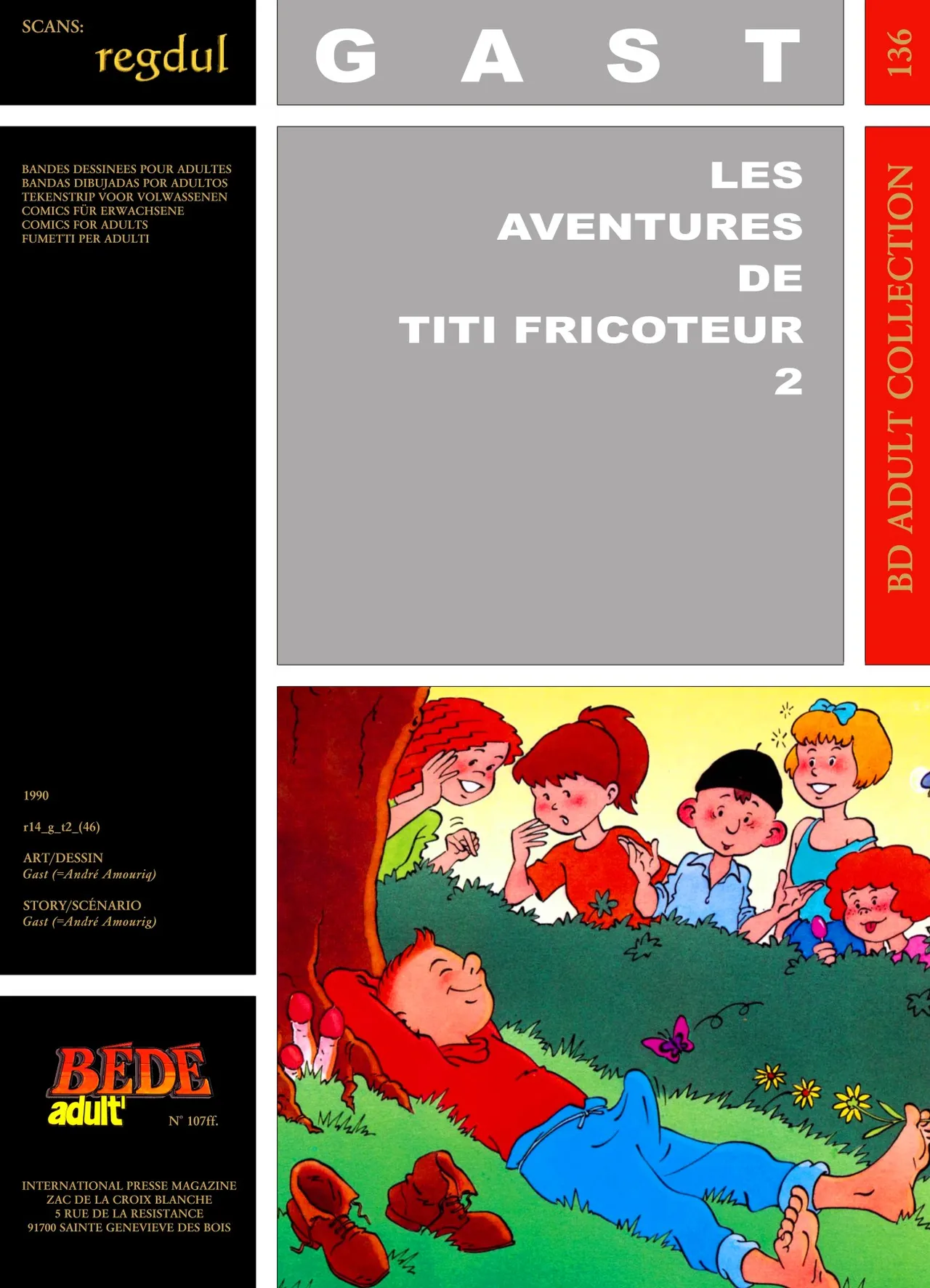 Gast  - Les aventures de Titi Fricoteur #2 page 1 full
