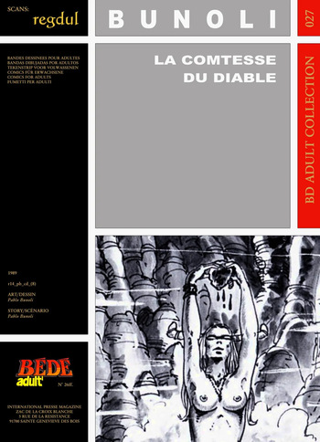 [Bédé Adult 27] Pablo Bunoli - La comtesse du diable cover