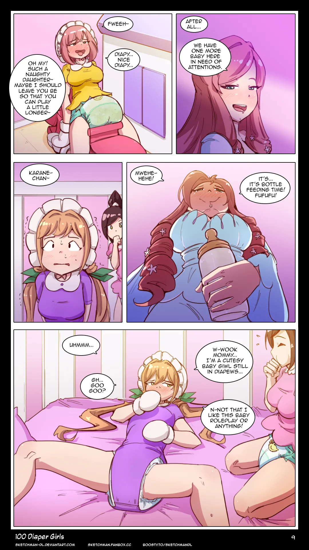 100 Diaper Girls page 10 full